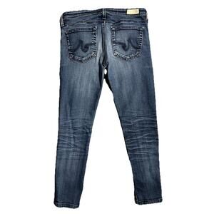 AG Adriano Goldschmied Aubrey Skinny Straight Jeans Women's Sz 28R Medium Wash